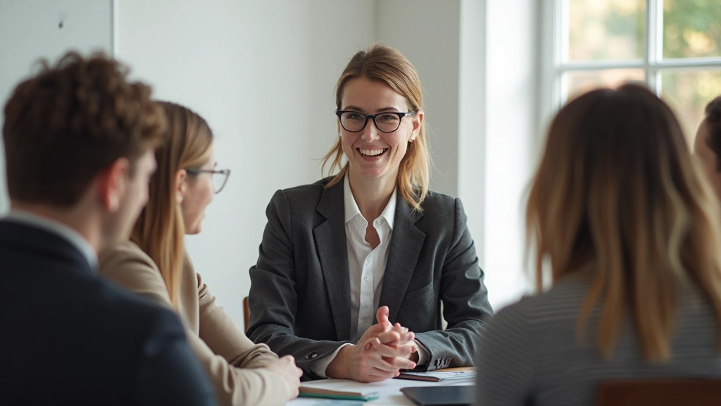 Profesionálny učiteľ vedúci skupinovú diskusiu s študentmi v učebni